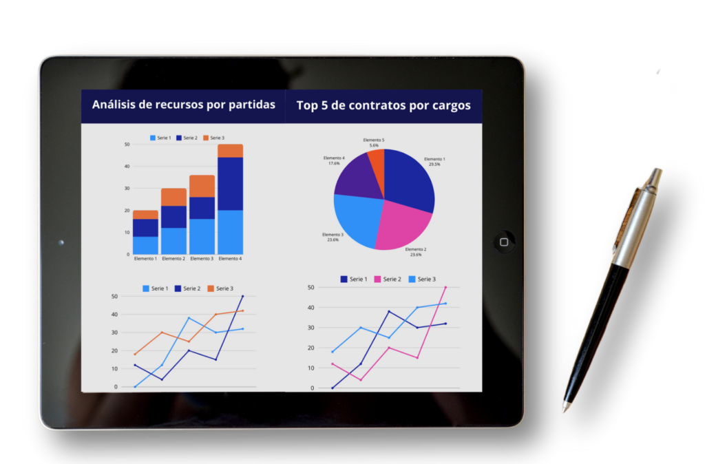 ERP para desarrollos inmobiliarios en una tablet